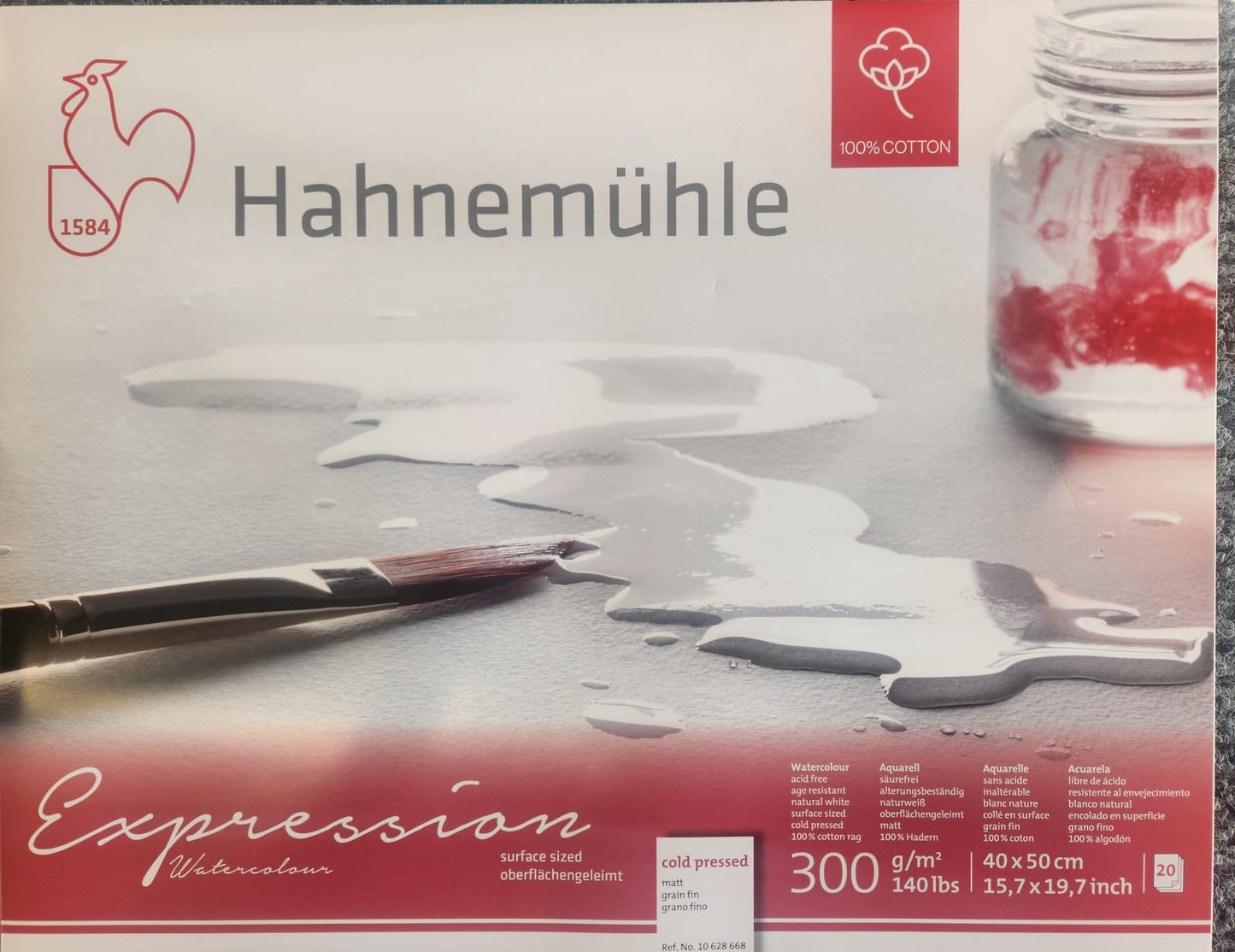 Hahnemühle Cold Pressed Matt 40x50cm 300g