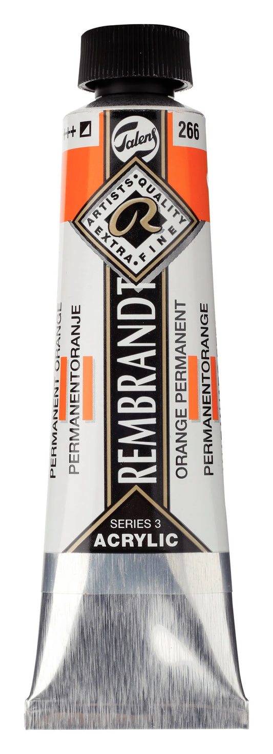 Rembrandt-akryyliväri 266 Permanent Orange 40 ml
