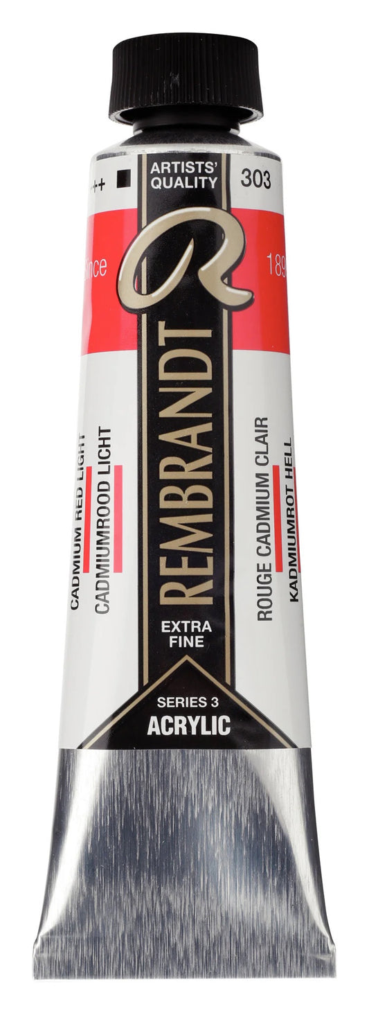 Rembrandt-akryyliväri 303 Cadmium Red Light 40 ml