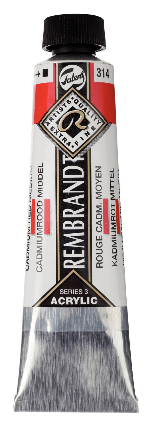 Rembrandt-akryyliväri 314 Cadmium Red Medium 40 ml