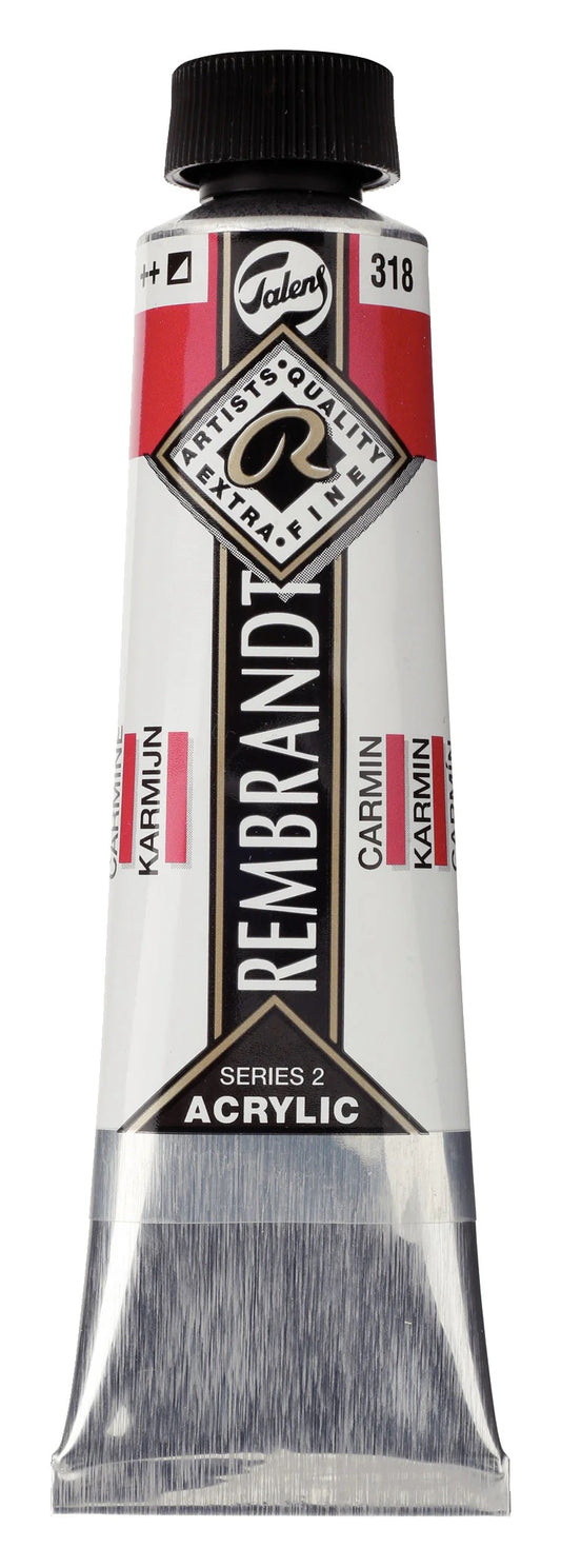 Rembrandt-akryyliväri 318 Carmine 40 ml