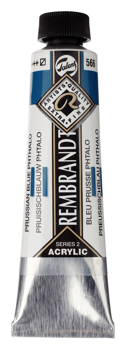 Rembrandt-akryyliväri 566 Prussian Blue Phthalo 40 ml