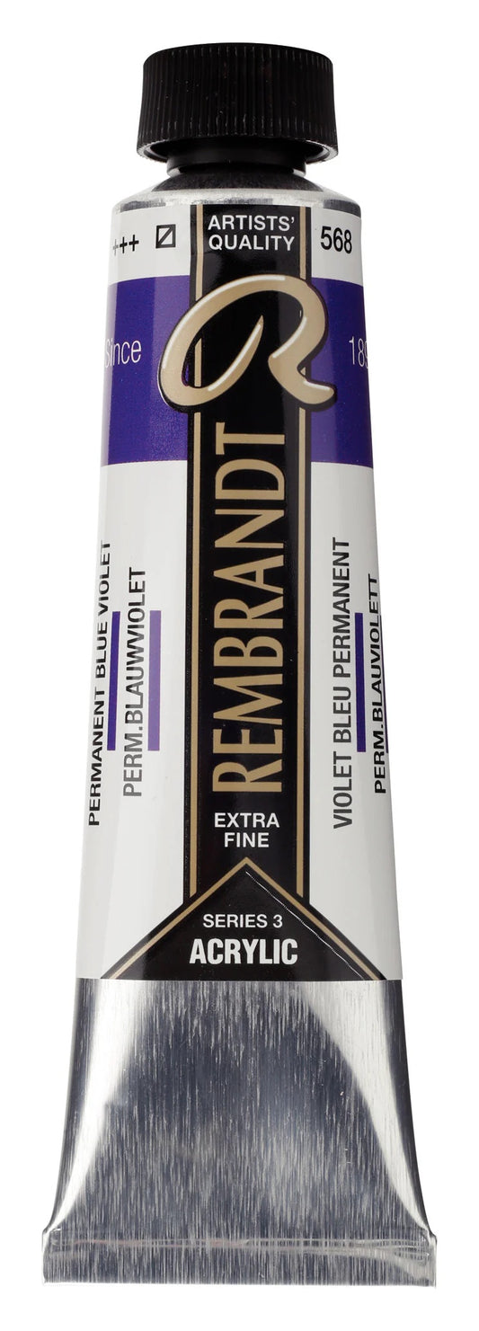 Rembrandt-akryyliväri 568 Permanent Blue Violet 40 ml