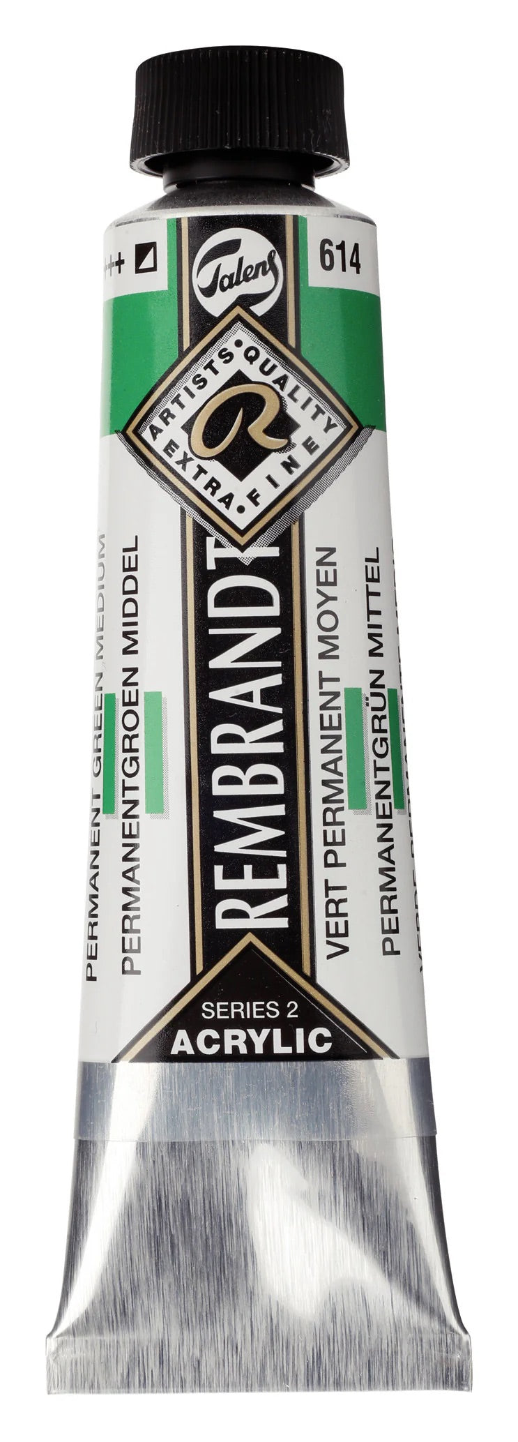 Rembrandt-akryyliväri 614 Permanent Green Medium 40 ml