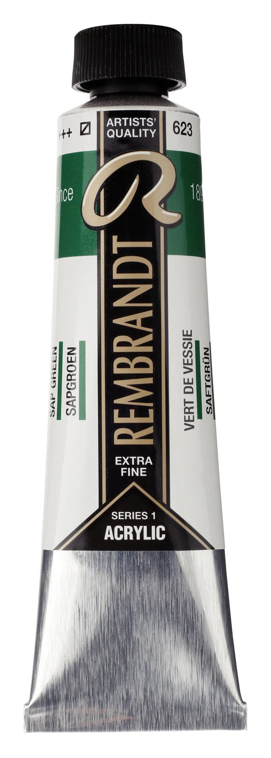 Rembrandt-akryyliväri 623 Sap Green 40 ml