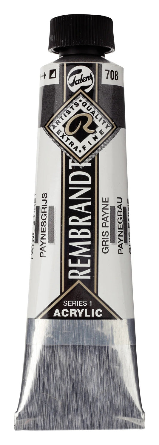 Rembrandt-akryyliväri 708 Payne's Grey 40 ml