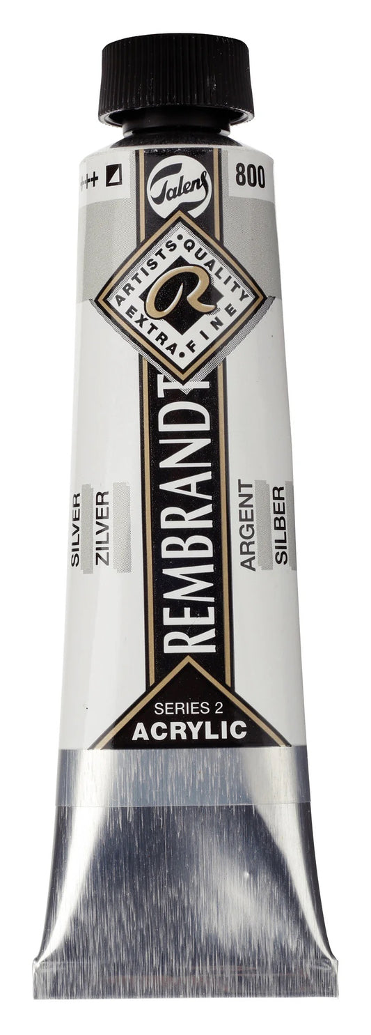 Rembrandt-akryyliväri 800 Silver 40 ml