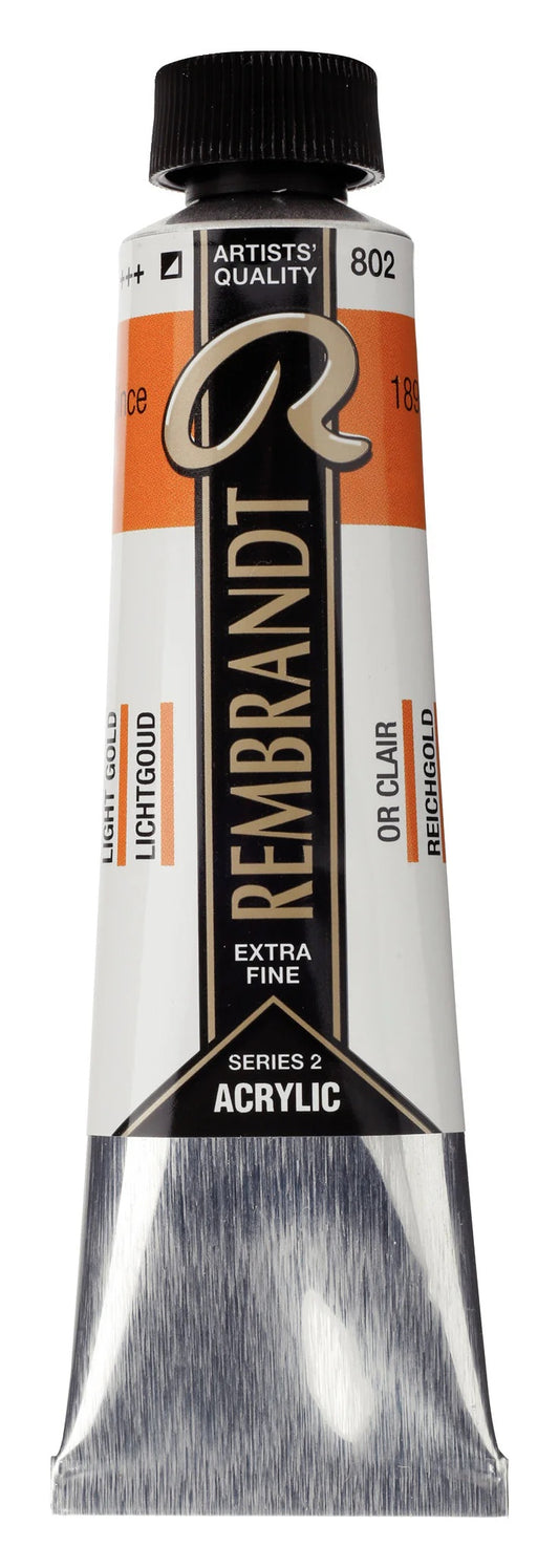 Rembrandt-akryyliväri 802 Light Gold 40 ml