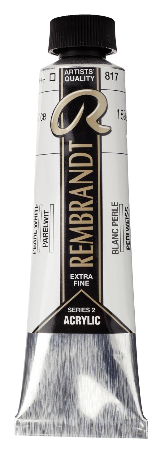 Rembrandt-akryyliväri 817 Pearl White 40 ml