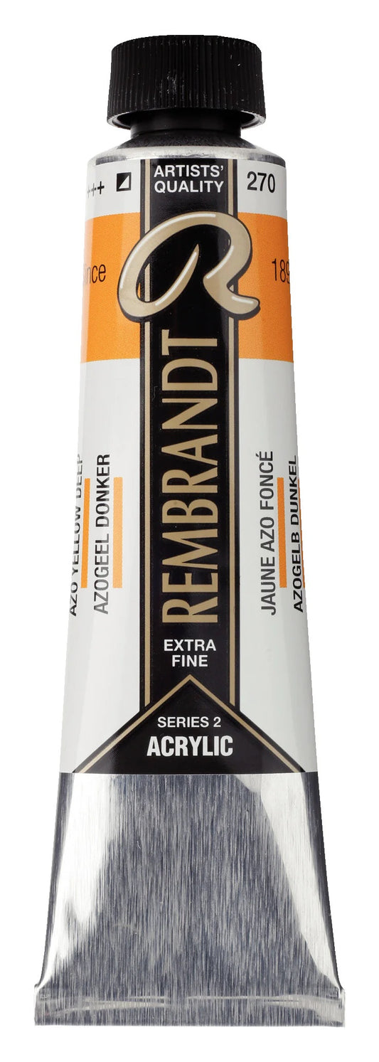 Rembrandt-akryyliväri 270 Azo Yellow Deep 40 ml