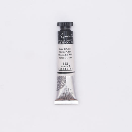 Sennelier-akvarelliväri 112 Chinese White 21ml