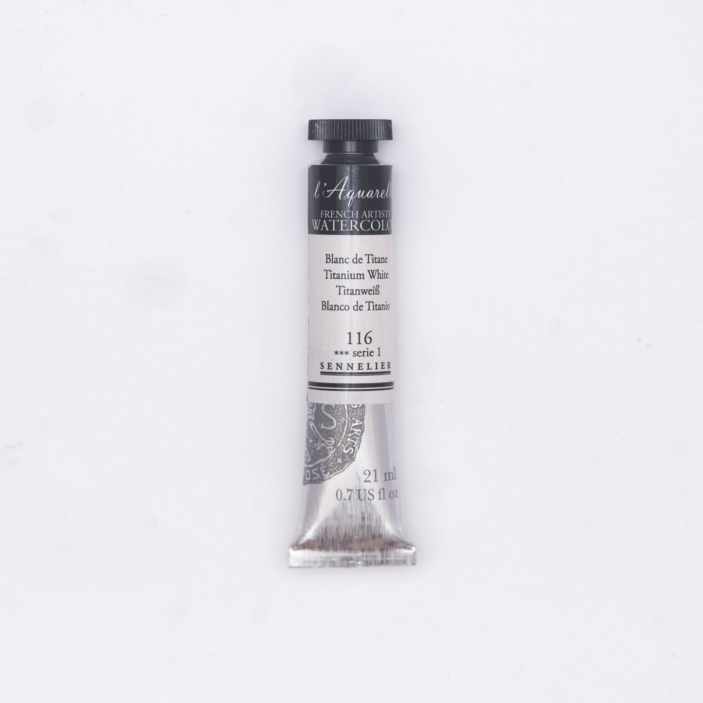 Sennelier-akvarelliväri 116 Titanium White 21ml