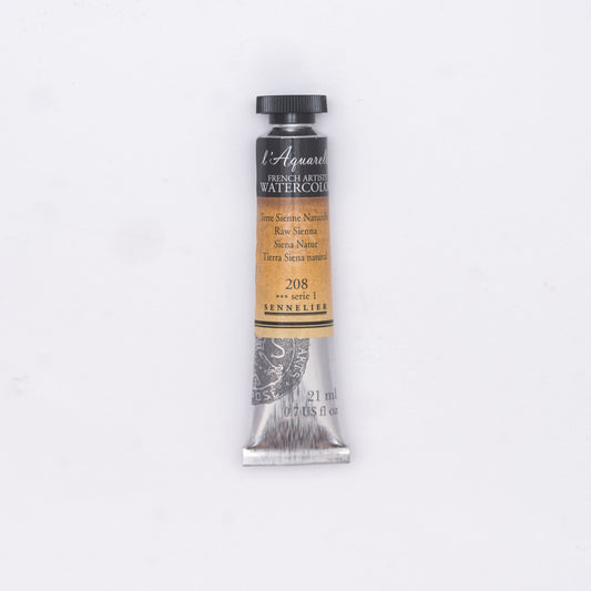 Sennelier-akvarelliväri 208 Raw Sienna 21 ml