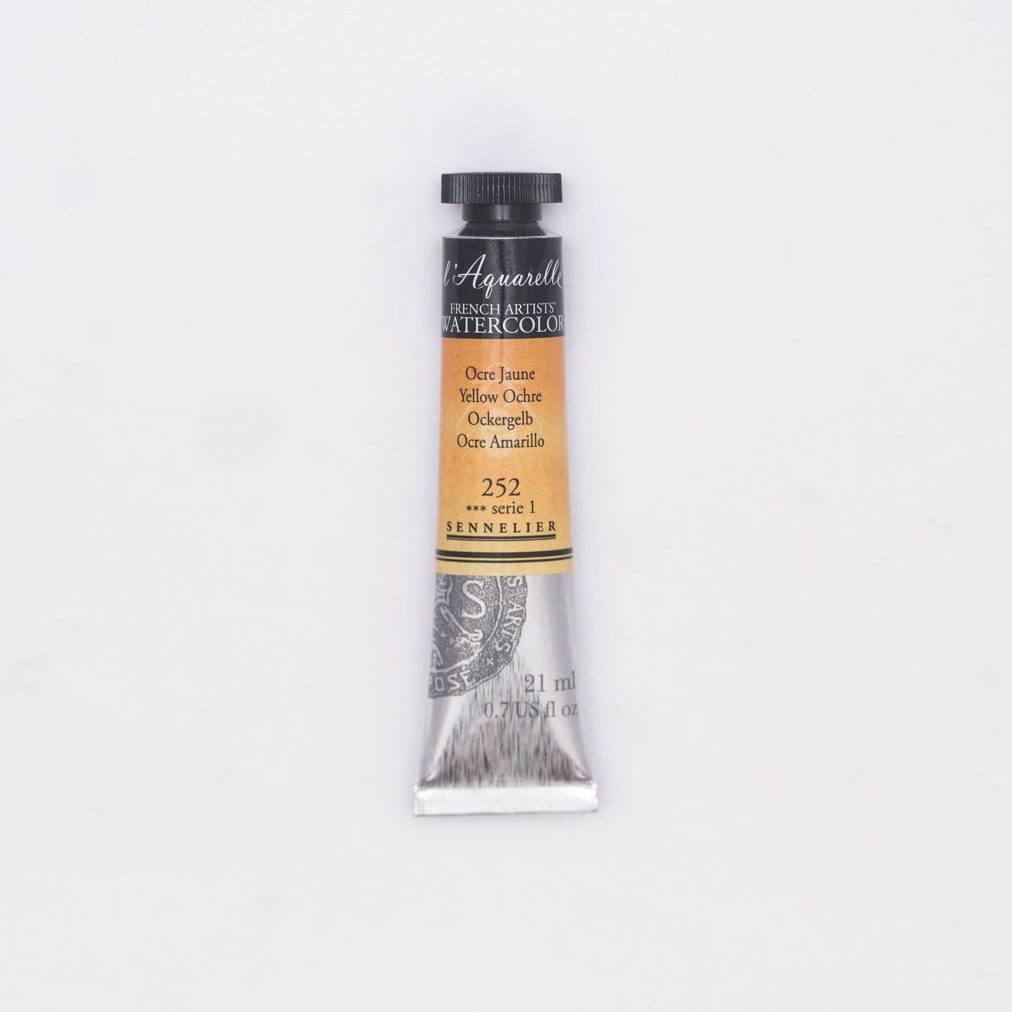 Sennelier-akvarelliväri 252 Yellow Ochre 21 ml