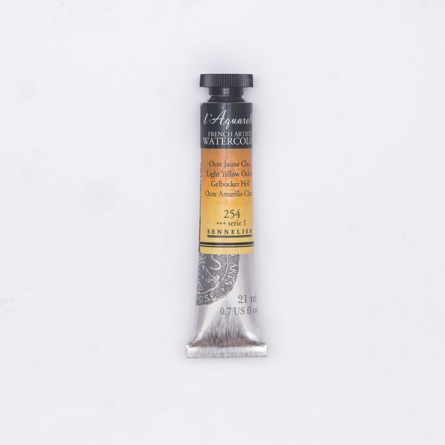 Sennelier-akvarelliväri 254 Light Yellow Ochre 21 ml