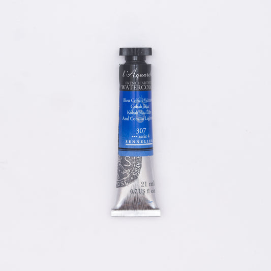 Sennelier-akvarelliväri 307 Cobalt Blue 21 ml