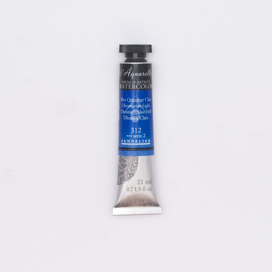 Sennelier-akvarelliväri 312 Ultramarine Light 21 ml