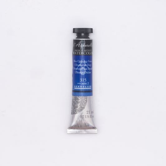 Sennelier-akvarelliväri 315 Ultramarine Deep 21 ml