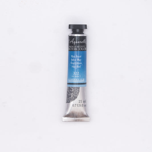 Sennelier-akvarelliväri 322 Royal Blue 21 ml