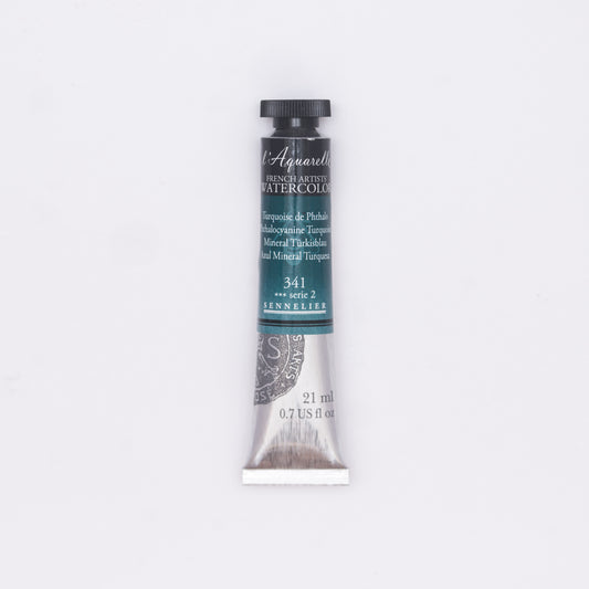 Sennelier-akvarelliväri 341 Phthalocyanine Turquoise 21 ml