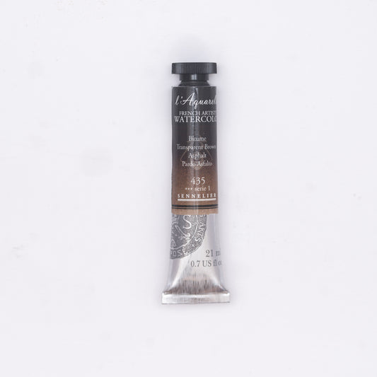 Sennelier-akvarelliväri 435 Transparent Brown 21 ml