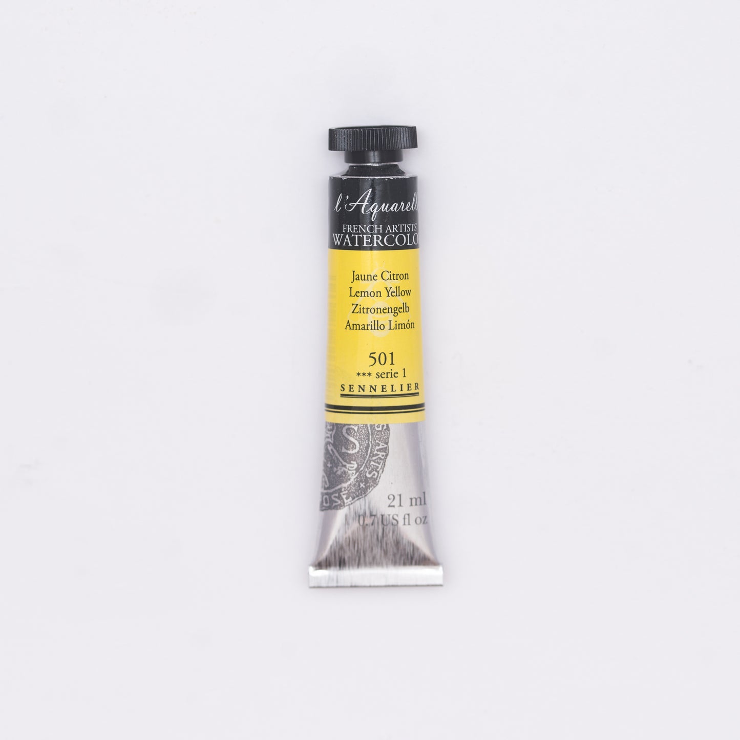 Sennelier-akvarelliväri 501 Lemon Yellow 21 ml