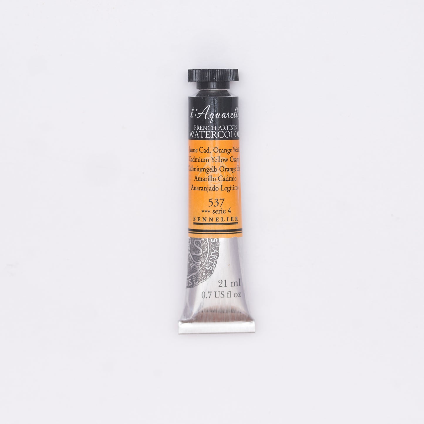 Sennelier-akvarelliväri 537 Cadmium Yellow Orange 21 ml