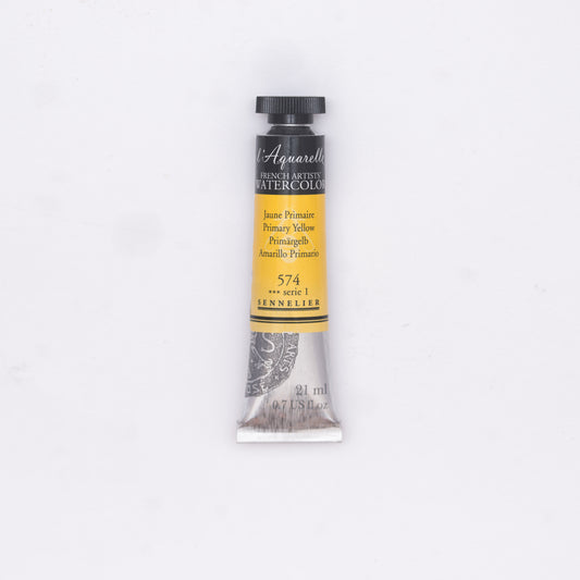Sennelier-akvarelliväri 574 Primary Yellow 21 ml