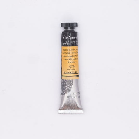 Sennelier-akvarelliväri 579 Sennelier Yellow Deep 21 ml