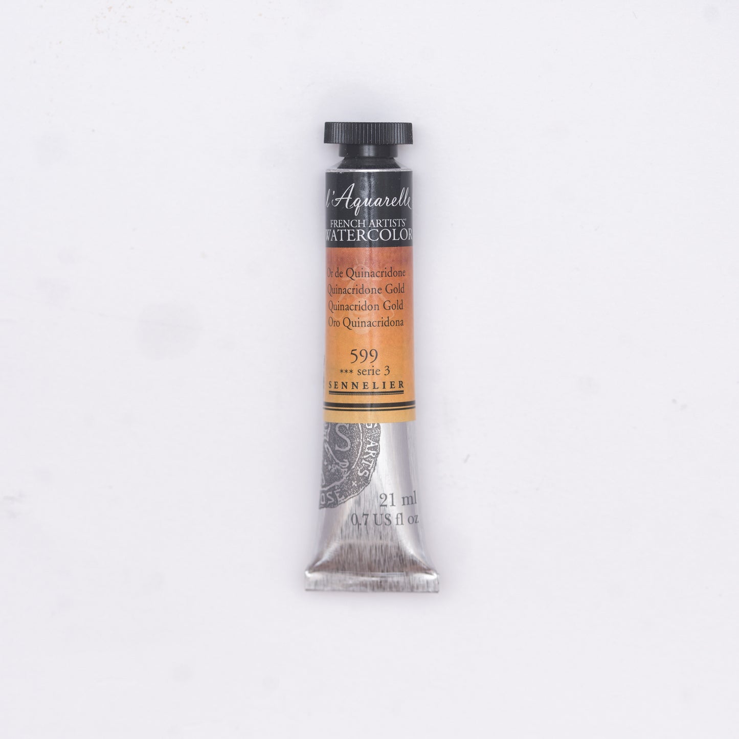 Sennelier-akvarelliväri 599 Quinacridone Gold 21 ml
