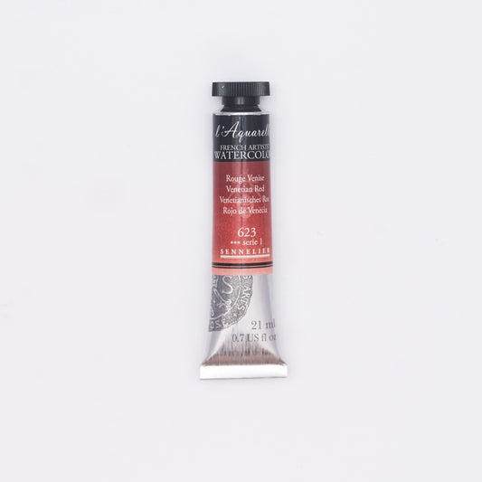 Sennelier-akvarelliväri 623 Venetian Red 21 ml