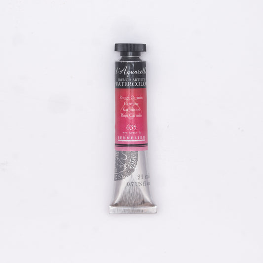 Sennelier-akvarelliväri 635 Carmine 21 ml