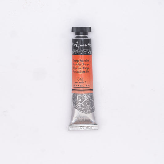 Sennelier-akvarelliväri 641 Sennelier Orange 21 ml