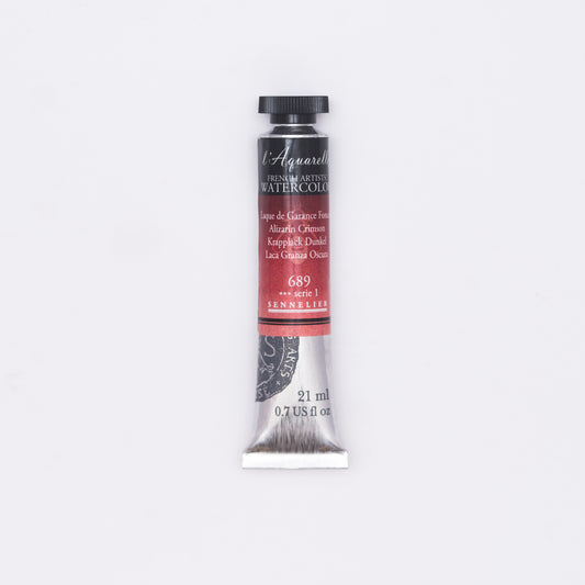 Sennelier-akvarelliväri 689 Alizarin Crimson 21 ml