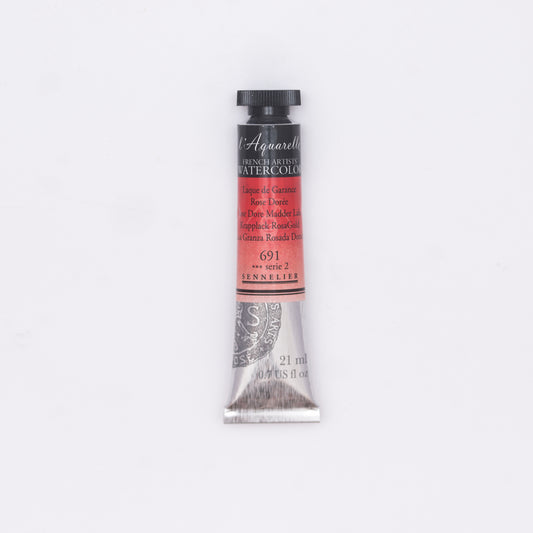 Sennelier-akvarelliväri 691 Rose Dore Madder Lake 21 ml