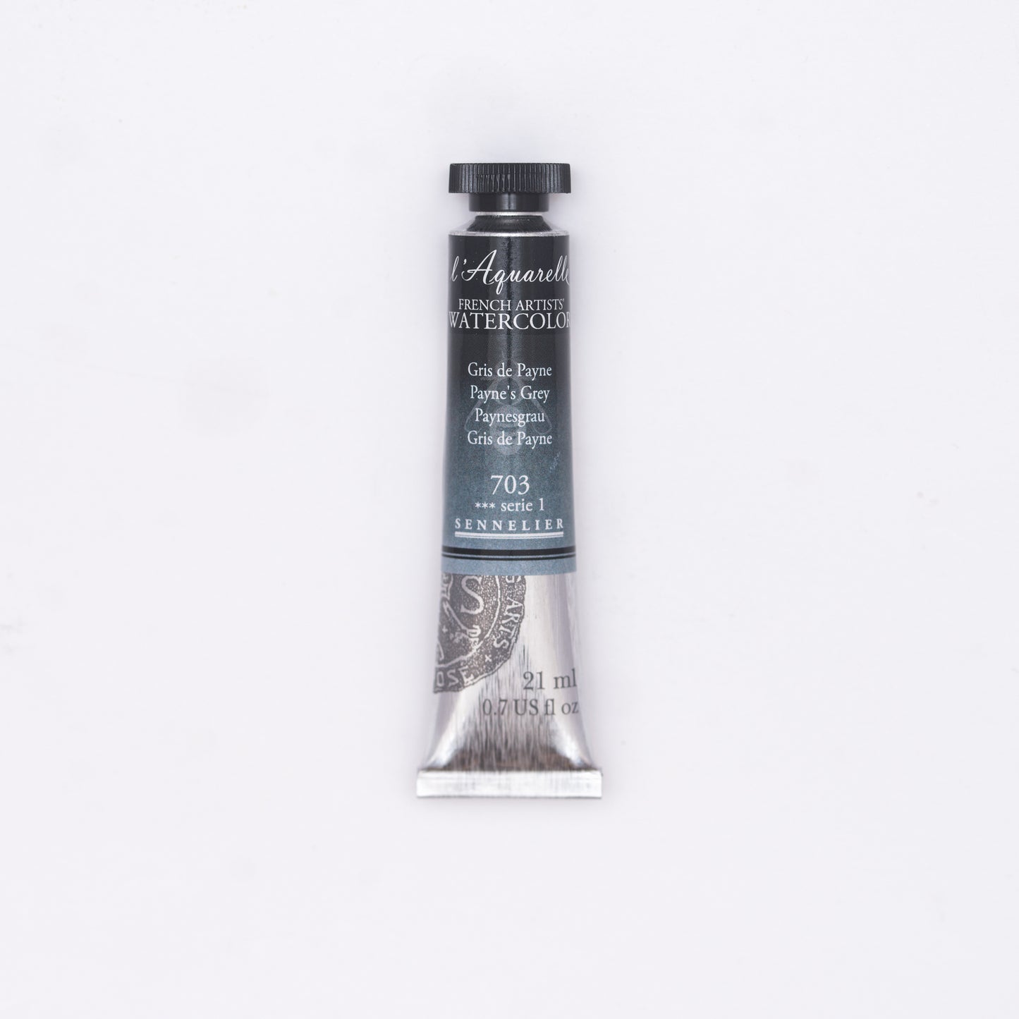 Sennelier-akvarelliväri 703 Payne's Grey 21 ml