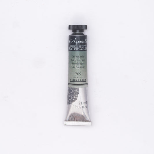Sennelier-akvarelliväri 709 Sennelier Grey 21 ml