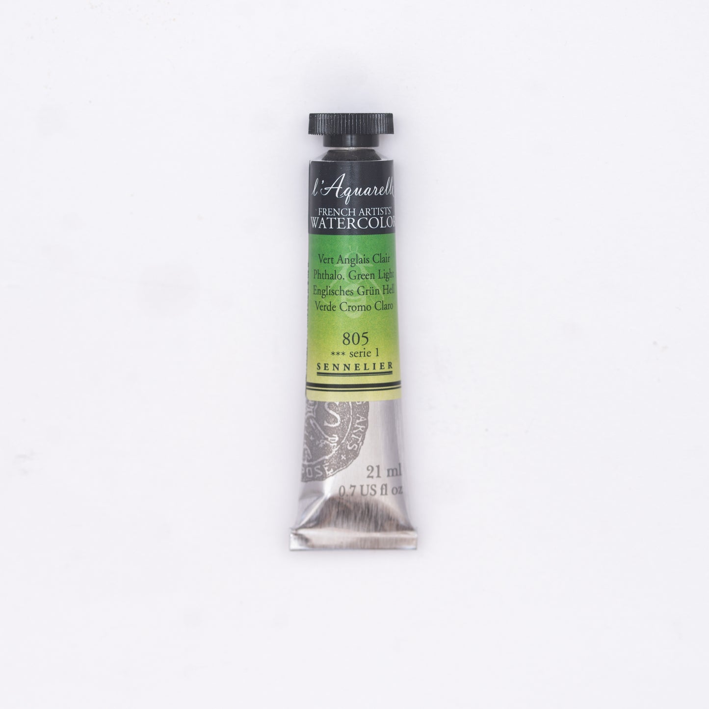 Sennelier-akvarelliväri 805 Phthalocyanine Green Light 21 ml