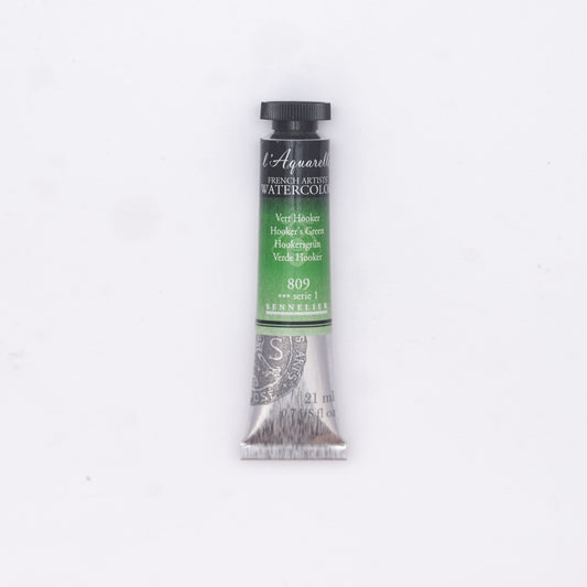 Sennelier-akvarelliväri 809 Hooker's Green 21 ml