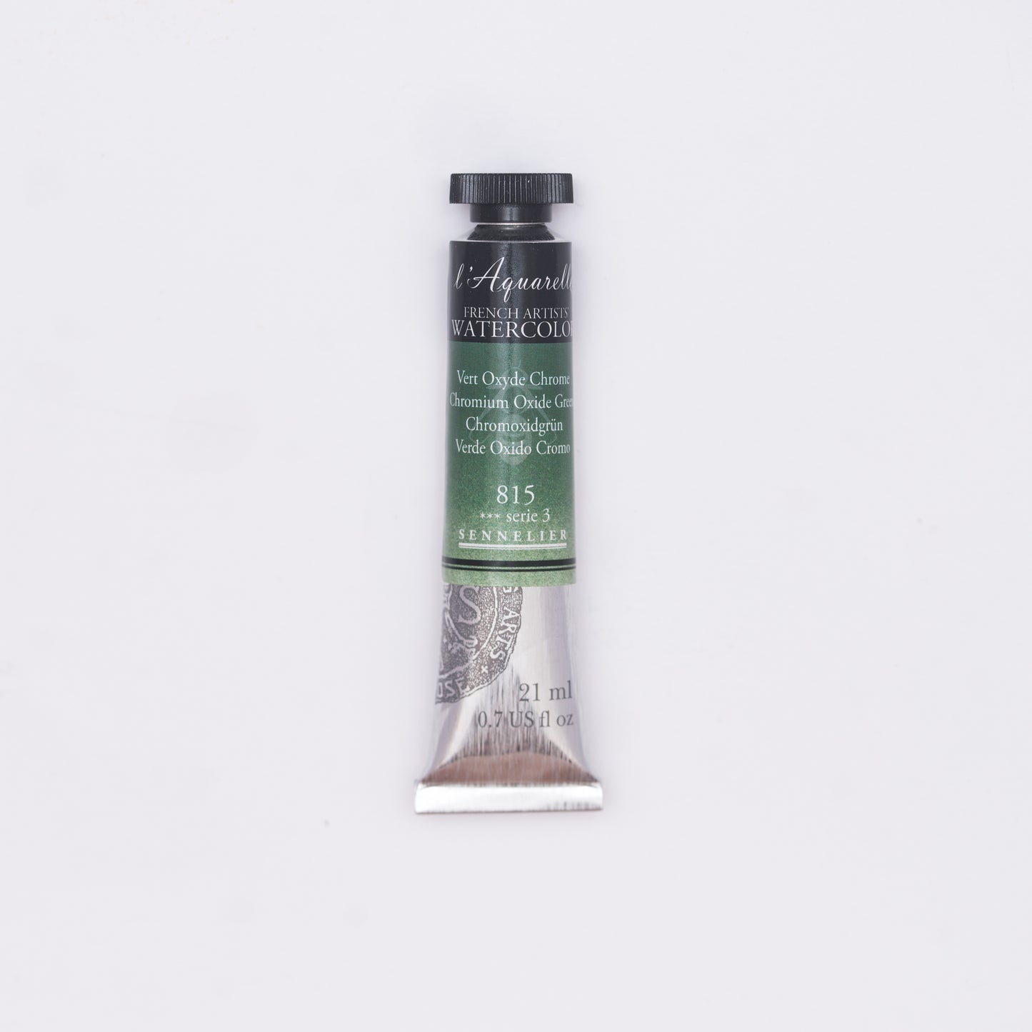 Sennelier-akvarelliväri 815 Chromium Oxide Green 21 ml