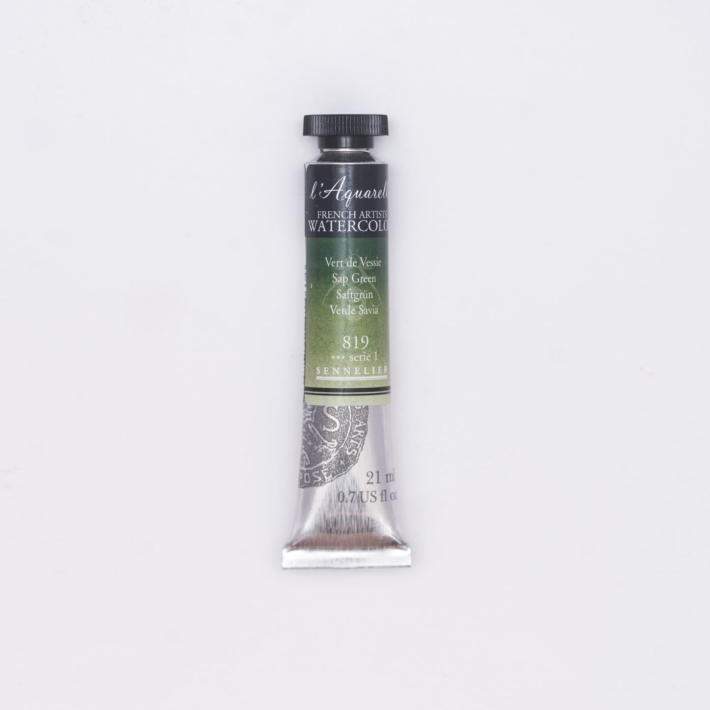Sennelier-akvarelliväri 819 Sap Green 21 ml