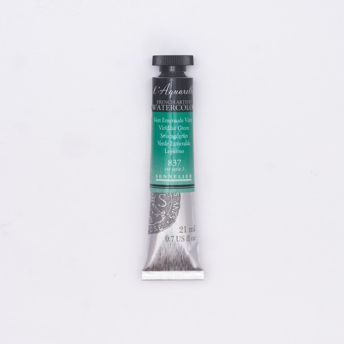 Sennelier-akvarelliväri 837 Viridian Green 21 ml