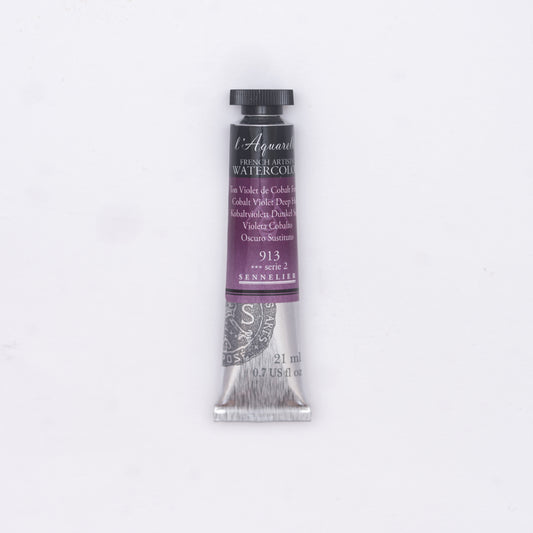 Sennelier-akvarelliväri 913 Cobalt Violet Deep Hue 21 ml