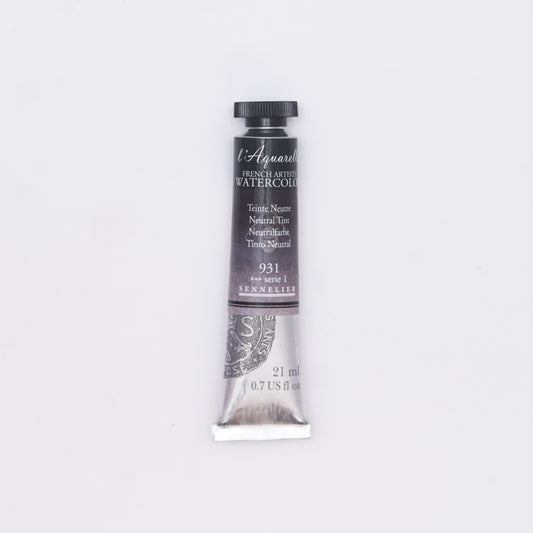 Sennelier-akvarelliväri 931 Neutral Tint 21 ml