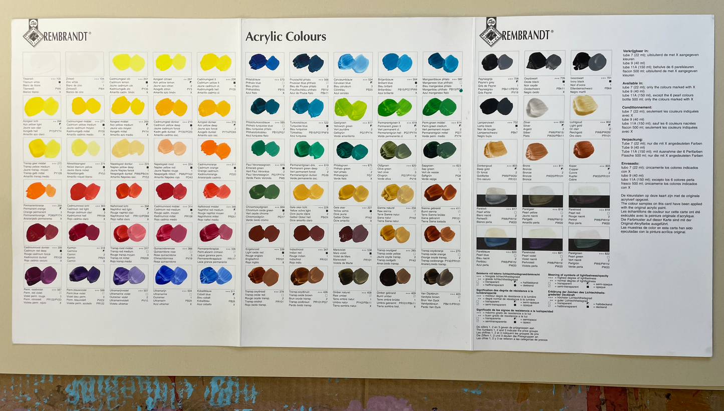 Rembrandt-akryyliväri 224 Naples Yellow Red 40 ml