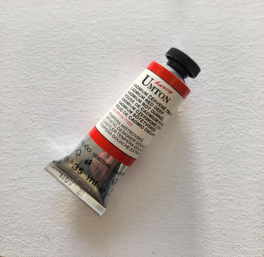 UMTON 1028 Cadmium Red Deep -guassiväri 35ml