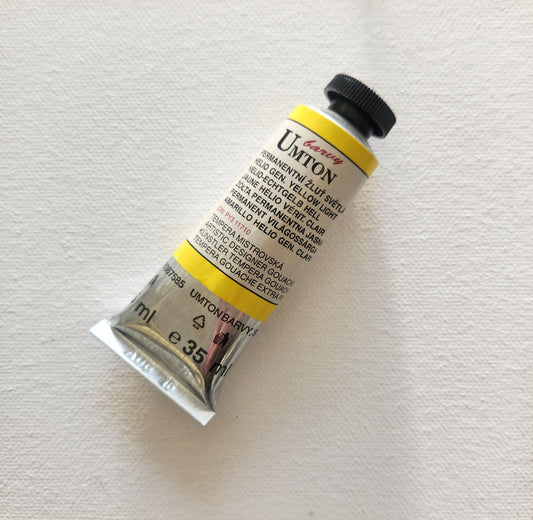 UMTON 1090 Yellow Light -guassiväri 35ml