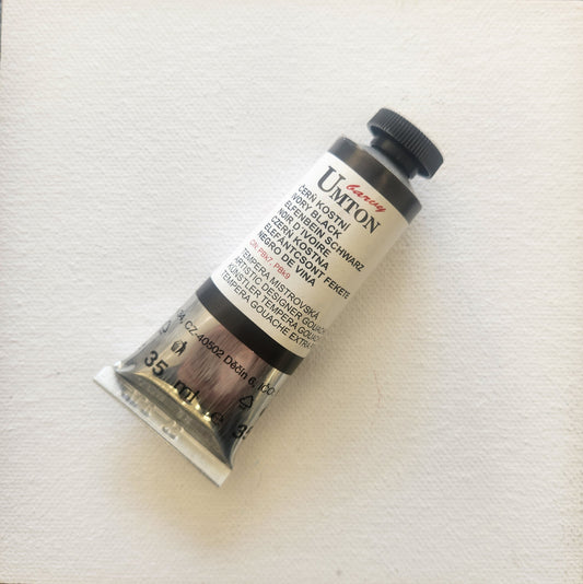 UMTON 1086 Ivory Black -guassiväri 35ml