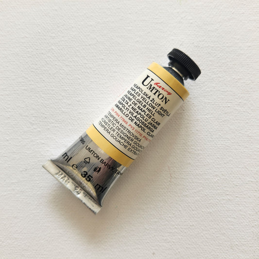 UMTON 1005 Naples Yellow Light -guassiväri 35ml
