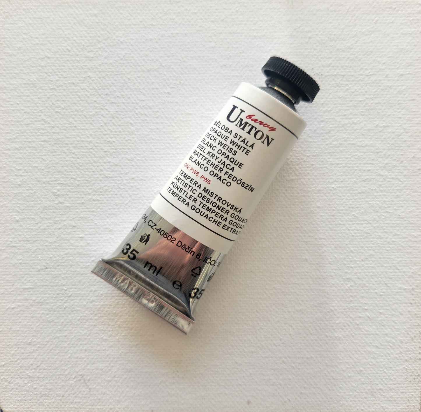 UMTON 1004 Opaque White -guassiväri 35ml
